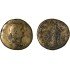 Moneda Imperio Romano Sestercio Adriano 120-121 d.C.