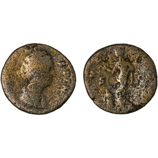 Moneda Imperio Romano Sestercio Diva Faustina I 147-161 d.C. Moneda Imperio Romano Sestercio Diva Faustina I 147-161 d.C.