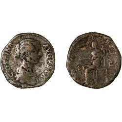 Moneda Imperio Romano Sestercio Crispina 180-182 d.C.