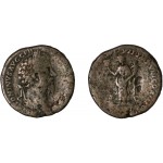 Moneda Imperio Romano Sestercio Marco Aurelio 177 d.C.