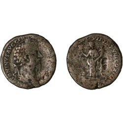 Moneda Imperio Romano Sestercio Marco Aurelio 177 d.C.