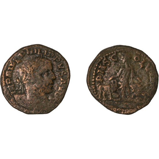 Moneda Imperio Romano Sestercio Filipo I 244 d.C. Moneda Imperio Romano Sestercio Filipo I 244 d.C.