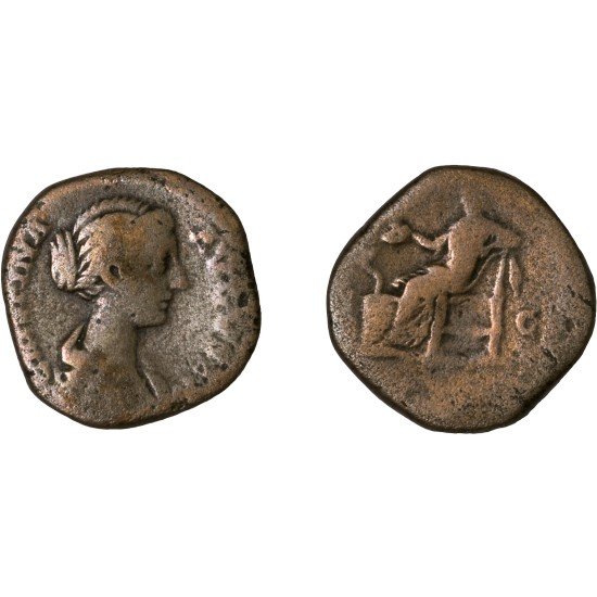 Moneda Imperio Romano Sestercio Crispina 180-182 d.C.