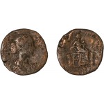 Moneda Imperio Romano Sestercio Lucilla 166-169 d.C.