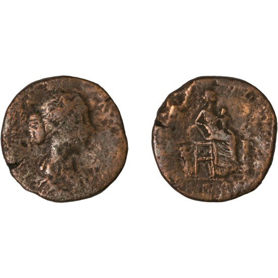 Moneda Imperio Romano Sestercio Lucilla 166-169 d.C. Moneda Imperio Romano Sestercio Lucilla 166-169 d.C.