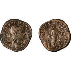 Moneda Imperio Romano Sestercio Alejandro Severo 231 d.C. Moneda Imperio Romano Sestercio Alejandro Severo 231 d.C.