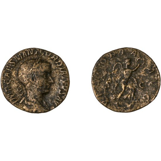 Moneda Imperio Romano Sestercio Gordiano III 239 d.C.