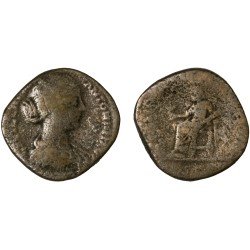 Moneda Imperio Romano Sestercio Lucilla 166 d.C. Moneda Imperio Romano Sestercio Lucilla 166 d.C.