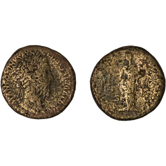 Moneda Imperio Romano Sestercio Marco Aurelio 176 d.C. Moneda Imperio Romano Sestercio Marco Aurelio 176 d.C.