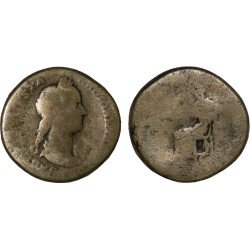Moneda Imperio Romano Sestercio Sabina 130-133 d.C.