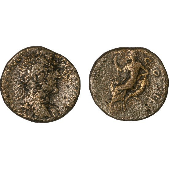 Moneda Imperio Romano Sestercio Antonino Pío 156-157 d.C. Moneda Imperio Romano Sestercio Antonino Pío 156-157 d.C.
