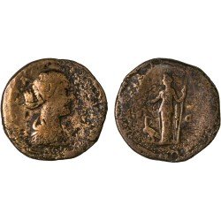 Moneda Imperio Romano Sestercio Lucilla 166-169 d.C. Moneda Imperio Romano Sestercio Lucilla 166-169 d.C.