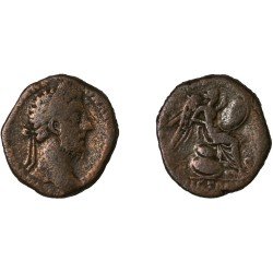 Moneda Imperio Romano Sestercio Cómodo 185 d.C.