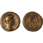Moneda Imperio Romano Sestercio Lucio Vero 165 d.C. Moneda Imperio Romano Sestercio Lucio Vero 165 d.C.