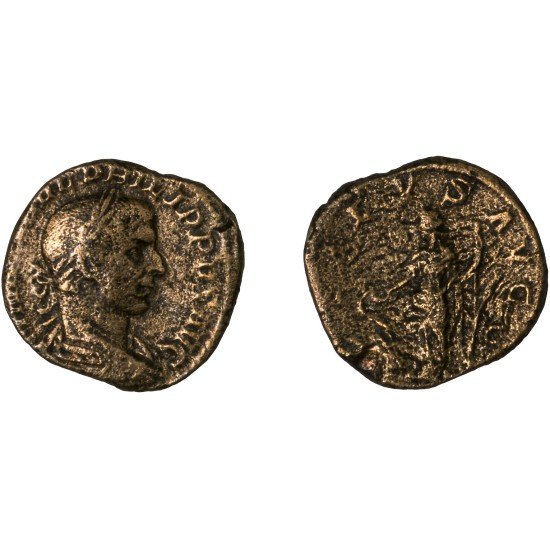 Moneda Imperio Romano Sestercio Filipo I 244-245 d.C.