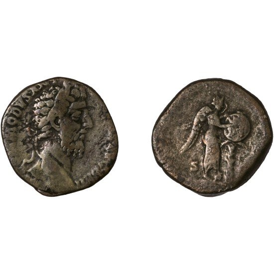 Moneda Imperio Romano Sestercio Cómodo 186 d.C.
