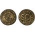 Moneda Imperio Romano Sestercio Augusto 16 a.C.