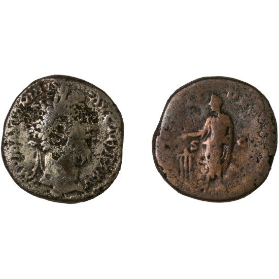 Moneda Imperio Romano Sestercio Marco Aurelio 171 d.C. Moneda Imperio Romano Sestercio Marco Aurelio 171 d.C.