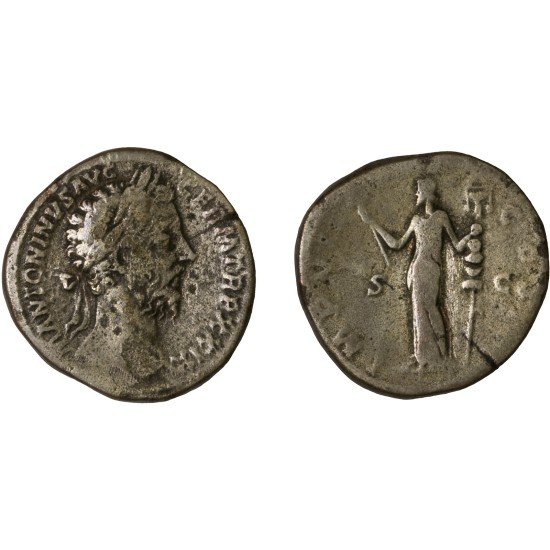 Moneda Imperio Romano Sestercio Marco Aurelio 175 d.C. Moneda Imperio Romano Sestercio Marco Aurelio 175 d.C.