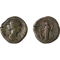 Moneda Imperio Romano Sestercio Lucilla 166-169 d.C.