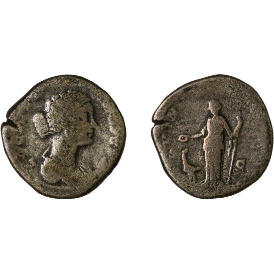 Moneda Imperio Romano Sestercio Lucilla 166-169 d.C. Moneda Imperio Romano Sestercio Lucilla 166-169 d.C.