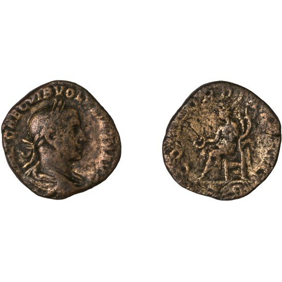 Moneda Imperio Romano Sestercio Volusiano 252 d.C.