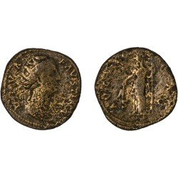 Moneda Imperio Romano Sestercio Diva Faustina I 147-161 d.C. Moneda Imperio Romano Sestercio Diva Faustina I 147-161 d.C.