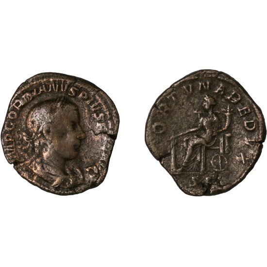 Moneda Imperio Romano Sestercio Gordiano III 243-244 d.C. Moneda Imperio Romano Sestercio Gordiano III 243-244 d.C.