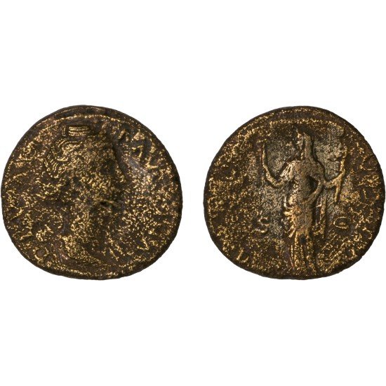 Moneda Imperio Romano Sestercio Diva Faustina I 147-161 d.C. Moneda Imperio Romano Sestercio Diva Faustina I 147-161 d.C.