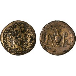 Moneda Imperio Romano Sestercio Marco Aurelio 142 d.C.