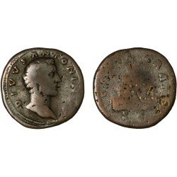 Moneda Imperio Romano Sestercio Divo Antonino Pío 161 d.C. Moneda Imperio Romano Sestercio Divo Antonino Pío 161 d.C.