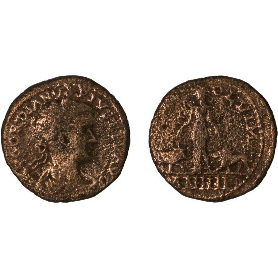 Moneda Imperio Romano Sestercio Gordiano III 242-243 d.C.