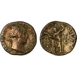 Moneda Imperio Romano Sestercio Adriano 126 d.C.