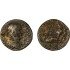 Moneda Imperio Romano Sestercio Adriano 136 d.C.
