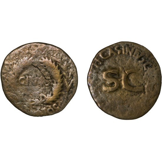 Moneda Imperio Romano Sestercio Augusto 16 a.C. Moneda Imperio Romano Sestercio Augusto 16 a.C.