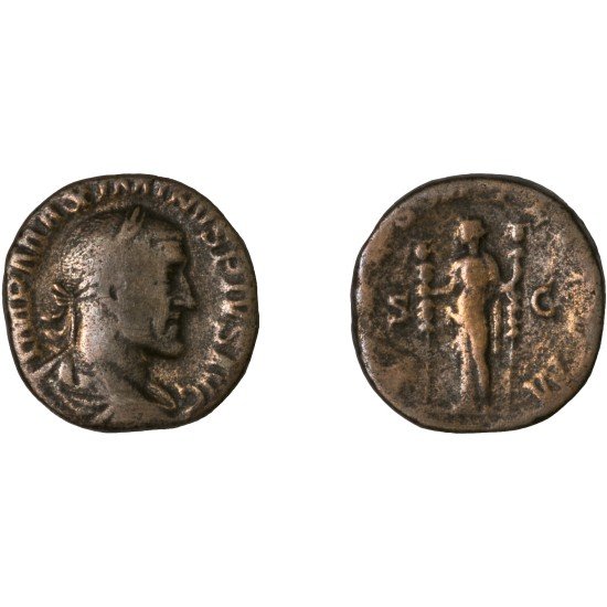 Moneda Imperio Romano Sestercio Maximino I 235-236 d.C. Moneda Imperio Romano Sestercio Maximino I 235-236 d.C.