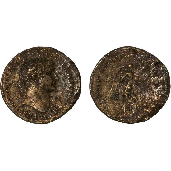 Moneda Imperio Romano Sestercio Trajano 106 d.C. Moneda Imperio Romano Sestercio Trajano 106 d.C.