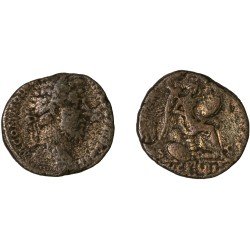 Moneda Imperio Romano Sestercio Cómodo 185 d.C.