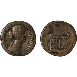 Moneda Imperio Romano Sestercio Diva Faustina II 176-180 d.C.