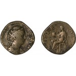 Moneda Imperio Romano Sestercio Diva Faustina I 147 d.C.