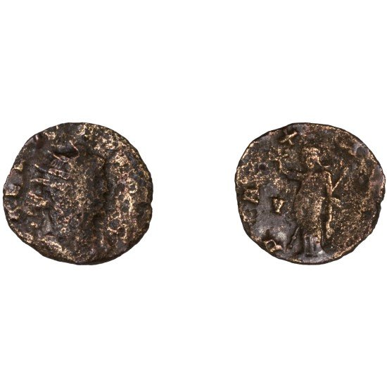 Moneda Imperio Romano Antoniniano Galieno 261-262 d.C.