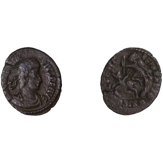 Moneda Imperio Romano Maiorina Constancio II 353-355 d.C.
