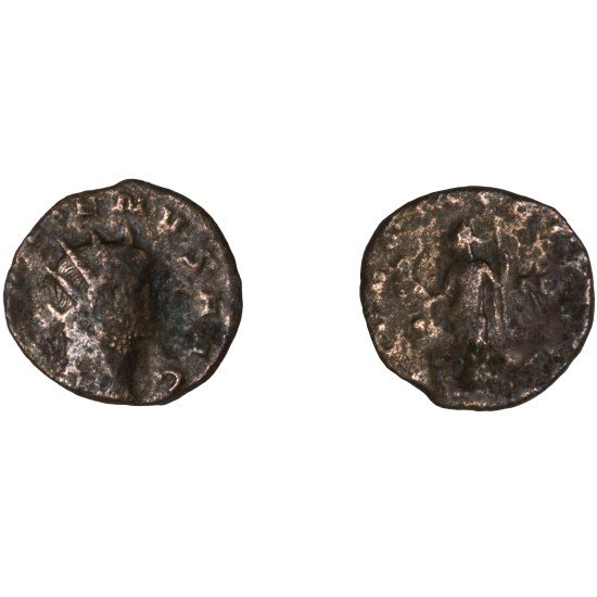 Moneda Imperio Romano Antoniniano Galieno 265-267 d.C. Moneda Imperio Romano Antoniniano Galieno 265-267 d.C.