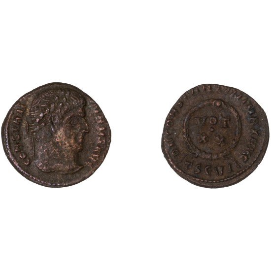 Moneda Imperio Romano Centenional Constantino I 320-324 d.C. Moneda Imperio Romano Centenional Constantino I 320-324 d.C.