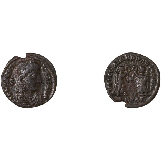 Moneda Imperio Romano Centenional Constancio II 342-346 d.C. Moneda Imperio Romano Centenional Constancio II 342-346 d.C.