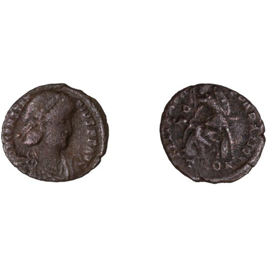 Moneda Imperio Romano Maiorina Constancio II 353-355 d.C. Moneda Imperio Romano Maiorina Constancio II 353-355 d.C.