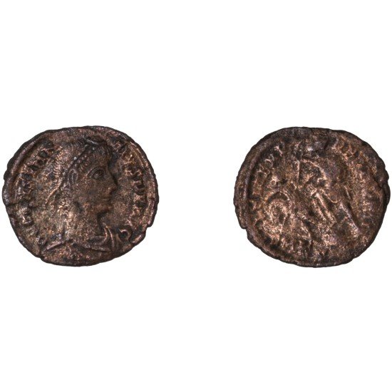 Moneda Imperio Romano Maiorina Constancio II 353-355 d.C. Moneda Imperio Romano Maiorina Constancio II 353-355 d.C.