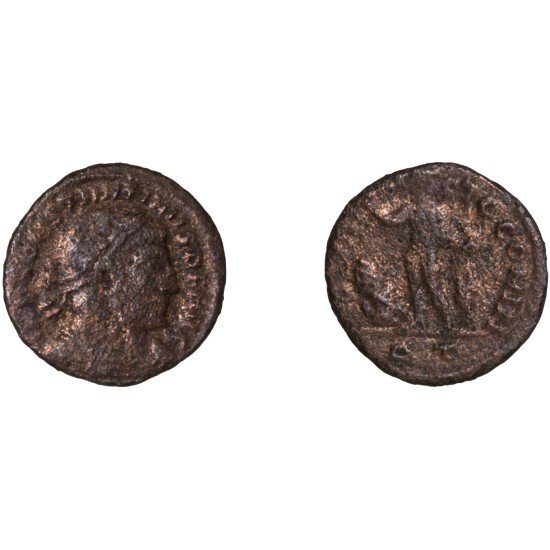 Moneda Imperio Romano Follis Constantino I 316-317 d.C.