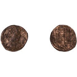 Moneda Imperio Romano Centenional Constante 336-337 d.C.