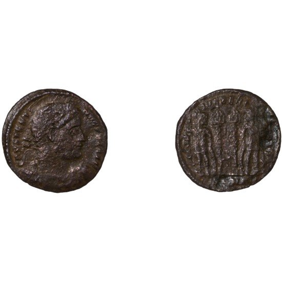 Moneda Imperio Romano Centenional Constantino I 330-335 d.C.